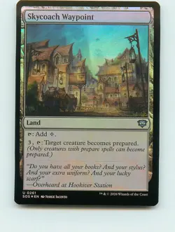 Skycoach Waypoint (FOIL) - U261 - MTG - Secrets of Strixhaven (SOS) - Image 1