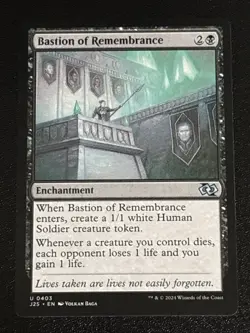 MTG Foundations Jumpstart Bastion of Remembrance 0403 NM - Image 1