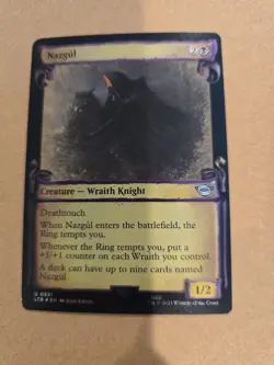 Nazgul (551) (Showcase Scroll Foil) - MTG - The Lord of the Rings Card #551 - NM - Image 1