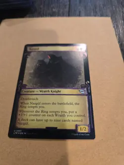 Nazgul (551) (Showcase Scroll Foil) - MTG - The Lord of the Rings Card #551 - NM - Image 2