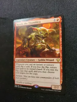 Krark, the Thumbless 189 Rare Commander Legends MTG NM Magic The Gathering - Image 3