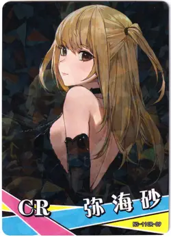 Goddess Story TCG card - Misa Amane - Death Note - CR - NS-11CR-09 sexy waifu - Image 1