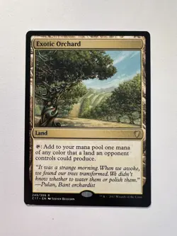 Exotic Orchard - MTG Commander 2017 - NM - Image 1