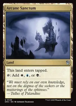 1x Arcane Sanctum NM Eng MTG - Aetherdrift Commander - Image 1