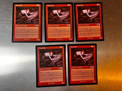 5x Anarchist Playset 1998 Exodus Vintage Magic Cards, COMBINED SHIPPING - Image 1