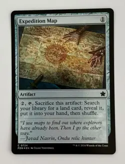 Expedition Map 0724 FOIL | Magic the Gathering MTG | Foundations | Common | NM - Image 1