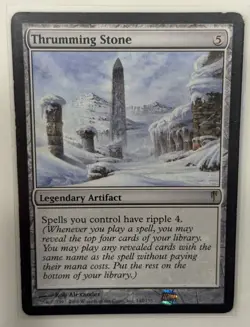 MTG Magic The Gathering - Thrumming Stone - Coldsnap LP (Lightly Played) - Image 1