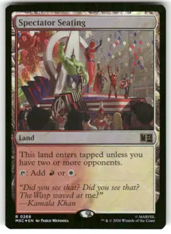 Spectator Seating (Surge Foil) 268 Commander: Marvel Super Heroes Magic: - Image 1