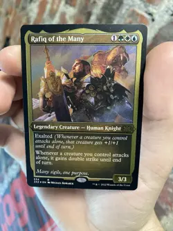 Rafiq Of The Many Pre Built Commander Deck With Deck Box And Sleeves - Image 1