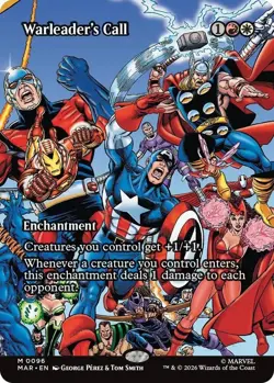Warleader's Call (Borderless) 96 Marvel Universe Eternal-Legal NM - Image 1