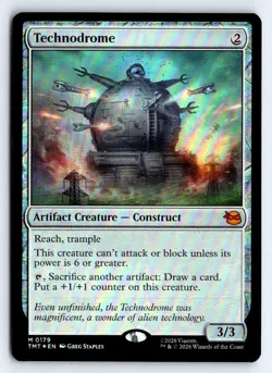 Technodrome 0179 Teenage Mutant Ninja Turtles Magic: The Gathering Foil NM - Image 1