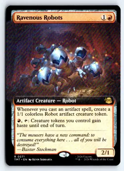 Ravenous Robots (Extended Art) 0271 Teenage Mutant Ninja Turtles Magic NM - Image 1