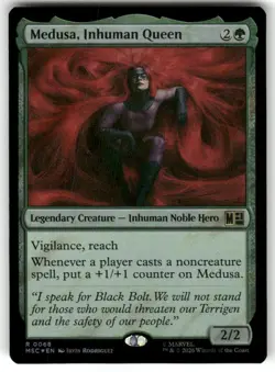 Medusa, Inhuman Queen (Surge Foil) 68 Holo Commander: Marvel Super Heroes Magic: - Image 1