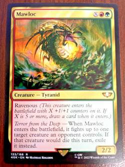 MTG - Mawloc 133/168 - Warhammer 40,000 Non-Foil Rare Creature - Near Mint - Image 1
