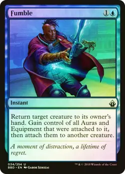 Fumble Foil Battlebond NM MTG - Image 1