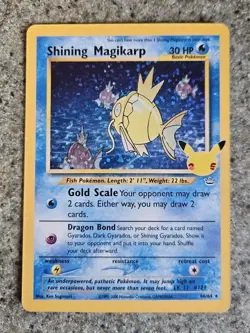 Pokemon TCG Celebrations Classic Collection Shining Magikarp Holo Card 66/64 - Image 1