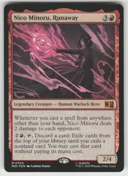 Nico Minoru, Runaway 700 Commander: Marvel Super Heroes MTG Foil NM - Image 1