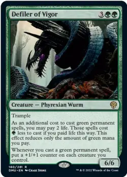 FOIL - Defiler of Vigor - Dominaria United (DMU) - Image 1