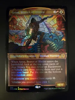 Astor, Bearer of Blades NM FOIL SHOWCASE Dominaria United MTG FREE SHIP - Image 1