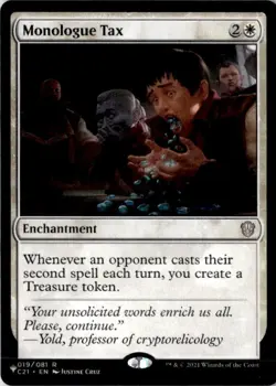 Monologue Tax The List Reprints Regular NM 019/081 - Image 1