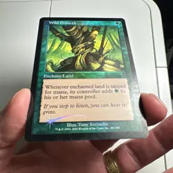Wild Growth 2001 MTG Core Set 7th Edition FOIL Green Common Enchant SP - NM AZ2 - Image 3