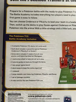 SEALED* Pokemon Battle Academy (2022) Trading Card Game Starter Set - Image 5