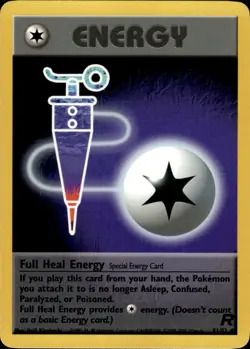 Full Heal Energy Unlimited Uncommon Team Rocket 81/82 LP - Image 1