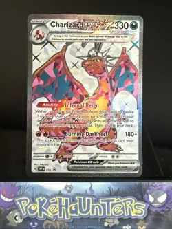 Pokemon Card Charizard EX SVP 056 Black Star Promo Full Art NM - Image 1