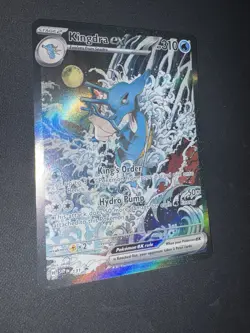 Pokemon TCG SV Scarlet & Violet Promo Kingdra ex 131 Holo Full Art Black Star - Image 2