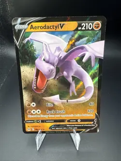 Pokemon TCG Aerodactyl V 92/196 Sword & Shield Lost Origins Ultra Rare Card - Image 1