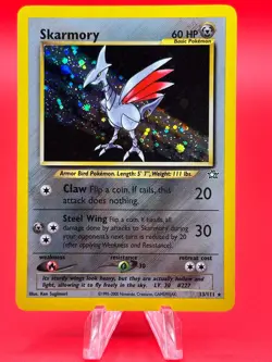 Pokemon Skarmory Holo Rare Neo Genesis 13/111 LP+ - Image 1