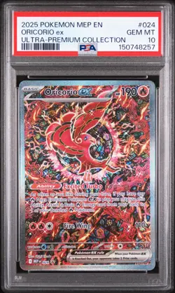 PSA 10 Oricorio EX MEP 024 Phantasmal Flames UPC Promo Pokemon - Image 1