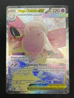 Pokemon TCG Perfect Order Mega Clefable ex SIR 119/088 NM Near Mint - Image 1