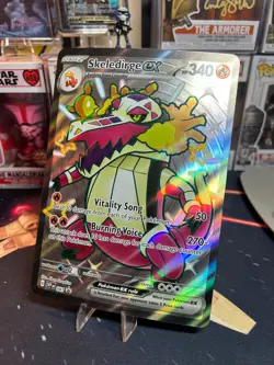 JUMBO Shiny Skeledirge ex Card SVP081 Scarlet & Violet Promo Pokemon - NEAR MINT - Image 1