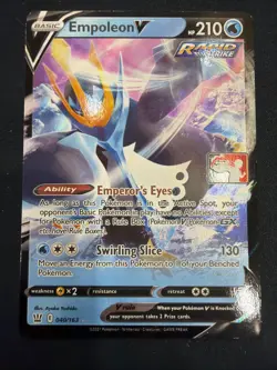 Pokemon TCG Empoleon V 040/163 Stamped Prize Pack Series - Image 1