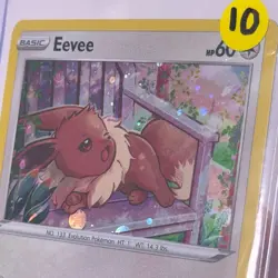 Eevee SWSH175 Holo Promo Sword & Shield Black Star Promo Pokemon Card - Image 3