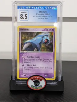Pokemon Card 2004 PSA CGC 8.5 BELDUM Reverse Holo 54/101 Ex Hidden Legends NM/M - Image 1