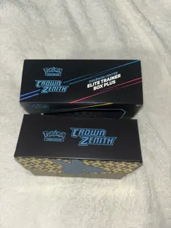Opened Crown Zenith Pokemon Center Elite Trainer Box ETB With Items - Image 5