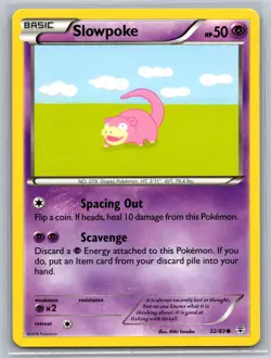Pokemon Slowpoke 32/83 Common Generations LP - Image 1