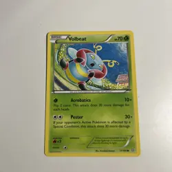 17/160 Volbeat Common: Pokemon Trading Card Game XY-05 Primal Clash : NM - Image 1