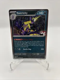 068/094 Toxtricity Prize Pack Series 9 Pokemon TCG League Play Stamp Cosmos Holo - Image 1