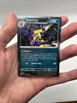 068/094 Toxtricity Prize Pack Series 9 Pokemon TCG League Play Stamp Cosmos Holo - Image 3