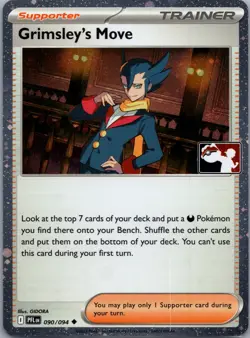 Grimsley's Move 090/094 Cosmos Holo Play! Prize Pack Series 9 NM - Image 1