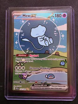 Pokemon Bubble Mew ex 232/091 SV: Paldean Fates Holo NM - Image 1