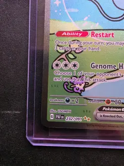 Pokemon Bubble Mew ex 232/091 SV: Paldean Fates Holo NM - Image 4