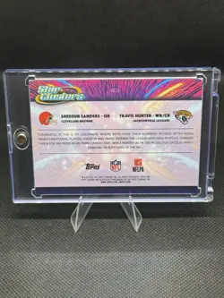 2025 Topps Cosmic Chrome RC Shedeur Sanders/Travis Hunter Star Clusters #SC-2 RC - Image 2