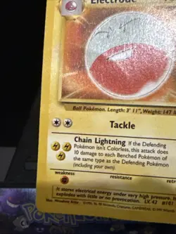 Pokemon Card Electrode 18/64 Rare Jungle Set Non Holo WOTC Played - Image 2