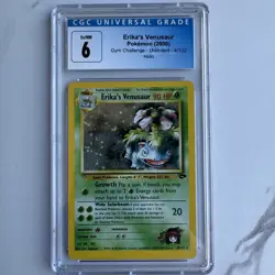 2000 POKEMON GYM CHALLENGE HOLO #4 ERIKA'S VENUSAUR PSA 6 - Image 1