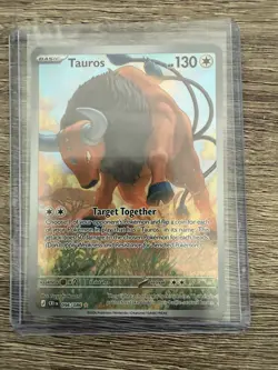 Tauros 96/86 Illustration Rare Pokemon Chaos Rising ME04 NM - Image 1