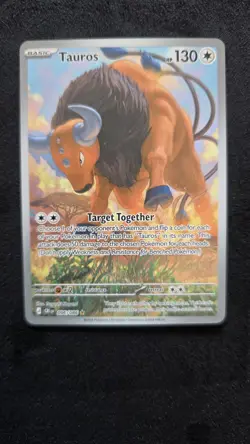 Tauros 96/86 Illustration Rare Pokemon Chaos Rising ME04 NM - Image 1